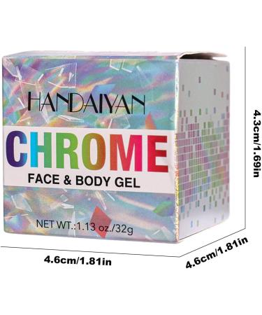 Sequin Gel Highlighting Gel for Body and Hair Shimmer | Girls Longwearing Makeup for Radiant Glow in Crowds for Gathering Traveling Carnival Party Dating Mcbean - Buy Online on GoSupps.com