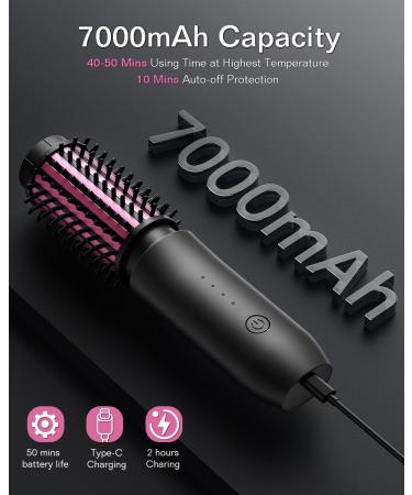 Buy Cordless Hair Straightener Brush - Mini Ionic Hot Comb for Travel | Ideal for Women Shop Internationally - Buy Online on GoSupps.com
