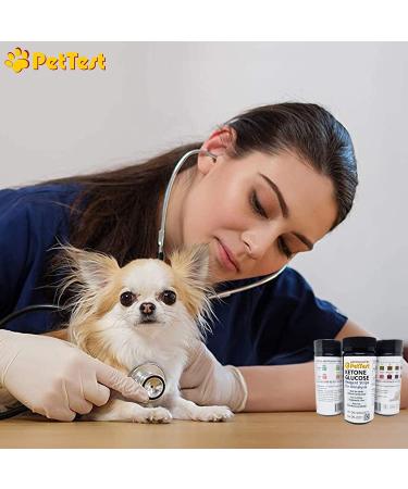 Advocate Pettest Urine Test Strips for Dogs and Cats - Ketone Glucose Strips (50 count) for Urinalysis - Monitor & Prevent UTI - Buy Online on GoSupps.com