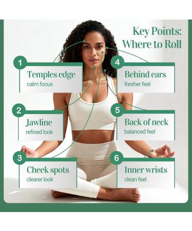 BodyJ4You Frankincense + Tea Tree Essential Oil Roll On Duo - Pure 100% USDA Organic MCT Coconut Oil - Green Aventurine and Black Obsidian Stone Rollers - Pulse Point Grounding Targeted Spots Cuticles - Buy Online on GoSupps.com