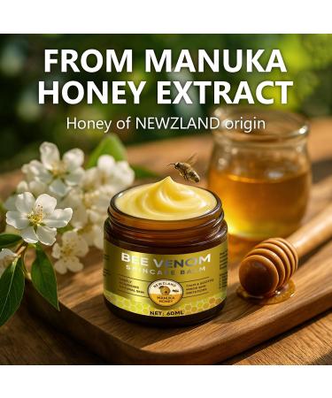 Bee Venom Skin Treatment Cream 60ML Natural Bee Venom Cream Improve Facial Blemishes and Wrinkles Anti-Aging Face Cream Firm and Tighten Skin Moisturizer for Skin Repair 2.02 Fl Oz (Pack of 1) - Buy Online on GoSupps.com