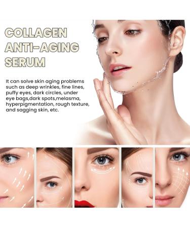 collagen serum for face collagen boost anti-aging serum Hyaluronic acid Face serum Anti Aging Face Cream Skincare For Face Serum To Boost Collagen Skin Care small gifts for women 30ML - Buy Online on GoSupps.com