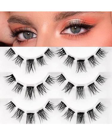 EMEDA Natural DIY Lashes Kit - 5 Pair 3D Individual Eyelashes with Glue, Tweezers, and Applicator - 50pcs Lash Clusters 8-12mm - Fake Eyelash Extension Set (DIY Lashes 002) - Buy Online on GoSupps.com