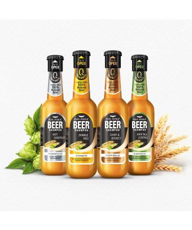 Beer Shampoo for Damaged Hair - 350ml | Paraben Free Formula | Natural Ingredients for Healthy Hair - Buy Online on GoSupps.com