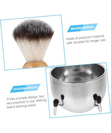 Men's Travel Brush Border Set - Barber Skin Care Kit with Shaving Brushes Bowl & Accessories | International Shipping - Buy Online on GoSupps.com