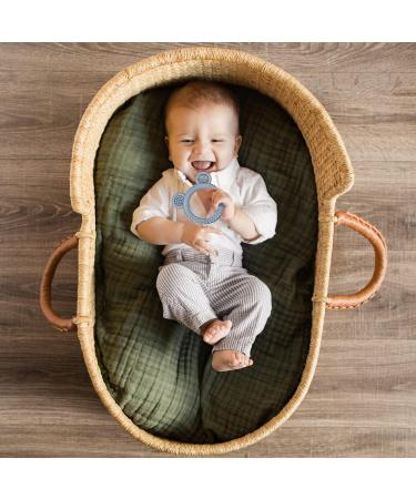 Eascrozn Baby Teething Toys Set | BPA Free Silicone Teether for Babies 0-12 Months | Soothes Sore Gums | 3-Pack - Buy Online on GoSupps.com