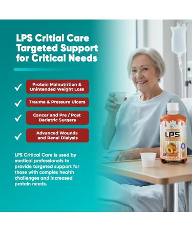 Nutritional Designs LPS Liquid Collagen & Whey Protein Supplement Sugar-Free Non-GMO Drink Promotes Healthy Skin & Hair for Men & Women. (Critical Care) Peach Mango Peach Mango 1 - Buy Online on GoSupps.com