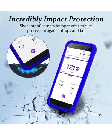 Omnipod 5 Silicone Protective Cover | Shockproof PDM Case with AirTag - Youshares (Blue) - Buy Online on GoSupps.com