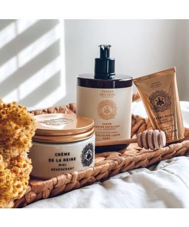 Buy Bread the Sens Marseille Liquid Hand Soap - Honey Peeling Moisturizing Coconut Oil - 500ml Refillable for Bathroom & Kitchen - 96% Natural Ingredients - Buy Online on GoSupps.com