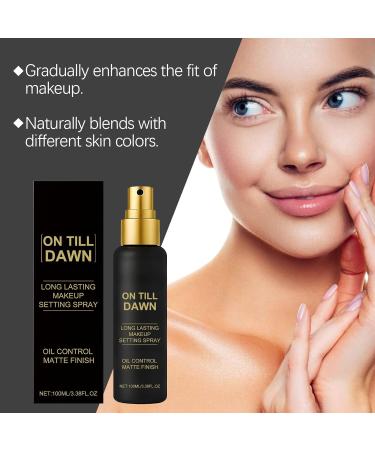 Make Up Setting Spray Matte Finish Setting Spray for Makeup Long Lasting Natural Finish Smudge Proof Hydrating Face Mist for All Day Wear (100ML) - Buy Online on GoSupps.com