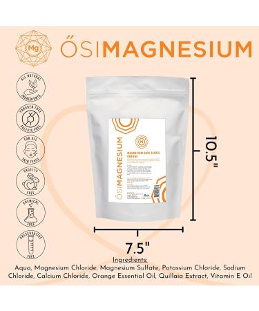 Bath Flakes with Orange Essential Oil - 2.2lbs for Joint & Muscle Relief | Radiant Skin | International Shipping - Buy Online on GoSupps.com