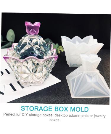 COHEALI 3pcs Storage Box Mold Resin Tray Molds Silicone Jewelry Tray DIY Silicone Mold Jewelry Plate Crystal 8.5X8.5X8CMx3pcs Water Dropletsx3pcs - Buy Online on GoSupps.com