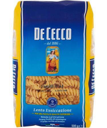  De Cecco De Cecco Fusilli 500g - Buy Online on GoSupps.com