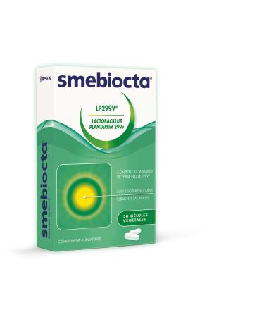 Smebiocta LP299V Food supplement with Lactobacillus Plantarum 229V Lactobacillus Plantarum Box of 30 capsules