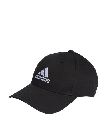 adidas Unisex Baseball Cap Cotton Twill Baseball Adult (M/L) black/white