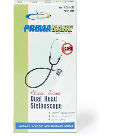 Primacare DS-9290-BL Adult 22 Inch Stethoscope - Lightweight Aluminum Design for Diagnostics - Blue - Buy Online on GoSupps.com