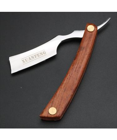 Fbrerurt Barber Razor for Straight Shave | Premium Wet Shaving Set for Men | Silver Classic Hairdresser Gift - Buy Online on GoSupps.com