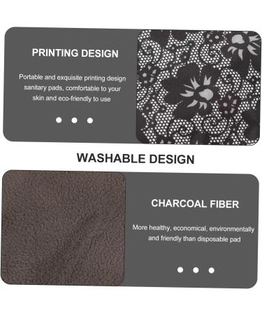 Shop Minkissy 18-Part Eco-Friendly Cloth Set: Diaper Inserts Bamboo Menstrual Pads & Reusable Towels - Washable Carbon Fiber - Buy Online on GoSupps.com