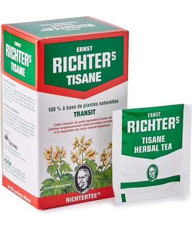 UINCLU RICHTER 100% Natural Herbal Transit Tea 20 sachets 40g pack of 10
