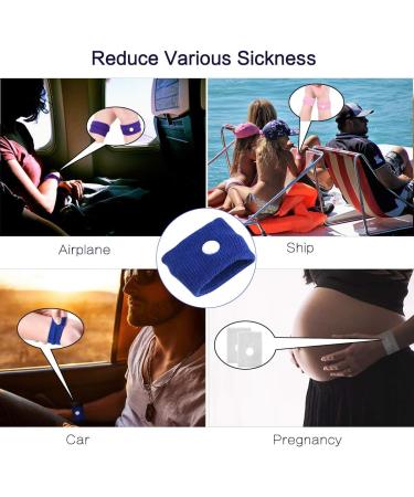 Inhemi 8 Pair Acupressure Bracelets for Nausea Relief | Anti-Uplaceness During Pregnancy & Seasickness - Shop Now Internationally! - Buy Online on GoSupps.com