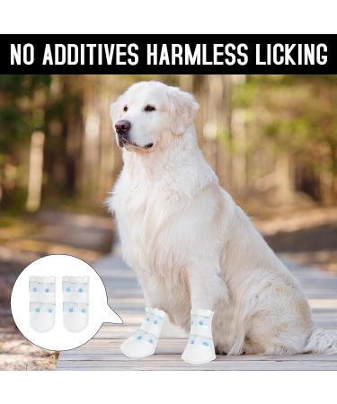 Dog Boots for Injured Paws Waterproof 20pcs Dog Socks Paws Stop Licking for Injury Protection Premium Material Dog Shoes for Injured Paws Suitable for Walking Running Hiking(S) - Buy Online on GoSupps.com