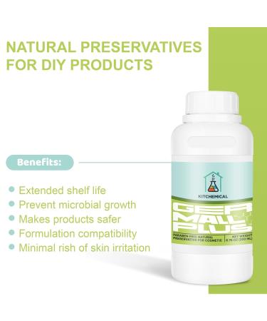 KITCHEMICAL Germall Plus Natural Preservative (6.76 oz / 200 mL) Paraben-Free Broad-Spectrum Preservative for Lotions Shampoos Creams & Water-Based Cosmetics Safe & Gentle Formula - Buy Online on GoSupps.com