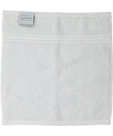 Marquis Mills Set of 12-14 x 14 White Washcloths | Supima Cotton | Embrace Collection - Buy Online on GoSupps.com