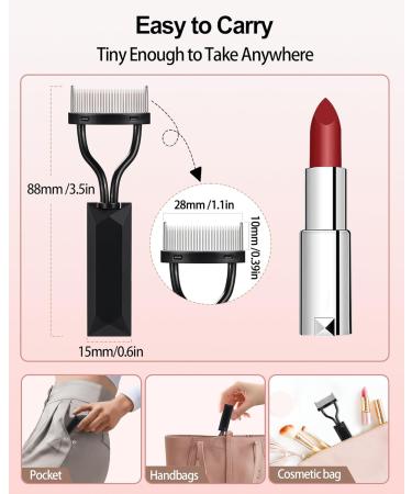 Buy 2024 Upgraded Eyelash Comb - Reusable Separator Tool with Non-slip Handle | Perfect Makeup Brush for Flawless Lash Separation | International Shipping Available - Buy Online on GoSupps.com
