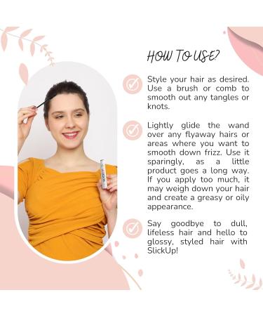 Anti Flyaway Hair Wand | Hair Finishing Stick For Women | Anti-Frizz Baby Hair Fixer | Non Sticky And Non Greasy | Broken Hair Finishing Cream For All Hair Types - Buy Online on GoSupps.com