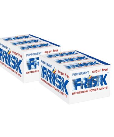 CARAMELLE FRISK CONFEZIONE DA 2 BLISTER COMPLETI (24 PEZZI) Peppermint