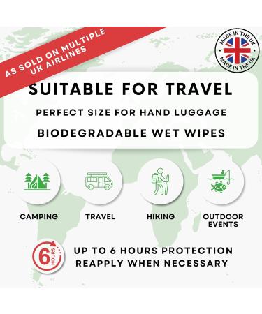 THEYE Mosquito Repellent Wipes - 100% Natural & Plant-Based - Deet & Alcohol-Free - Up to 6 Hours Protection - Sensitive Skin Friendly - Buy Online on GoSupps.com