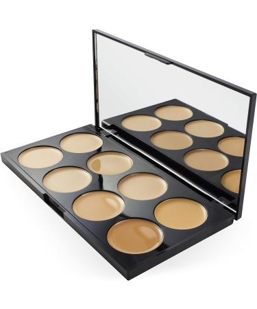 Makeup Revolution Ultra Cover Concealer Palette Light Medium 8 Shades 10g - Full Coverage Makeup Palette - Buy Online on GoSupps.com