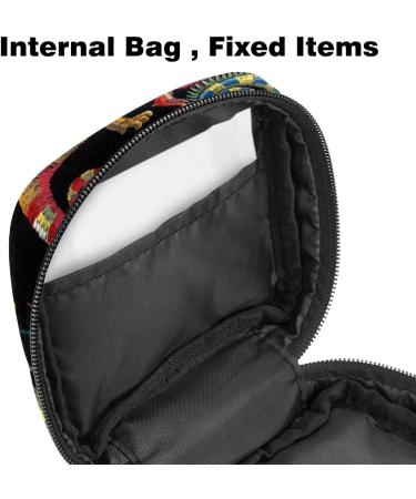 Muoooum Koi Fish Embroidery Menstrual Cup & Pad Storage Bag - Portable Zip Pocket for Teen Girls & Women - Color 9 4.7x6.6 - Buy Online on GoSupps.com