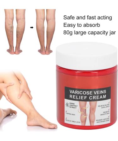 Varicose Veins & Muscle Relief Cream - Professional Treatment for Legs, Phlebitis Relief - Buy Online on GoSupps.com