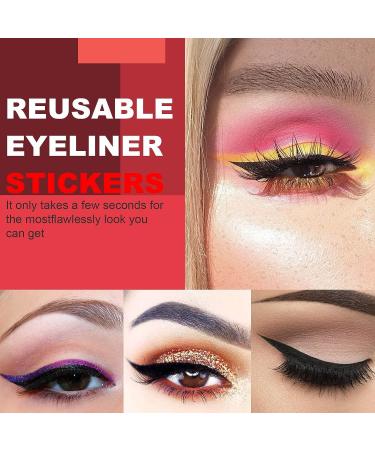 Convinced8 Glitter Eyeliner Stickers - 40Pcs Multicolor Double Eyelid & Instant Eyeliner Stickers - Buy Online on GoSupps.com
