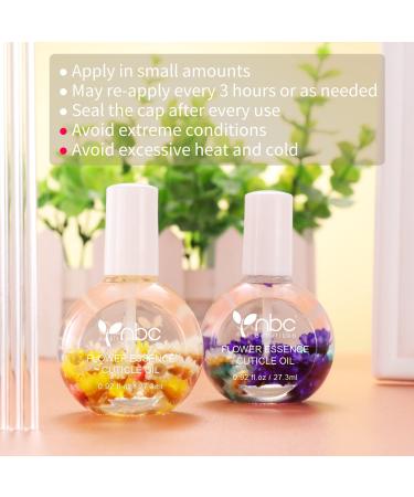 FLOWER Essence Cuticle Oil - Natural Moisturizing Formula with Vitamin E | 0.92 oz - Nourish & Revitalize Dry Nails - Buy Online on GoSupps.com