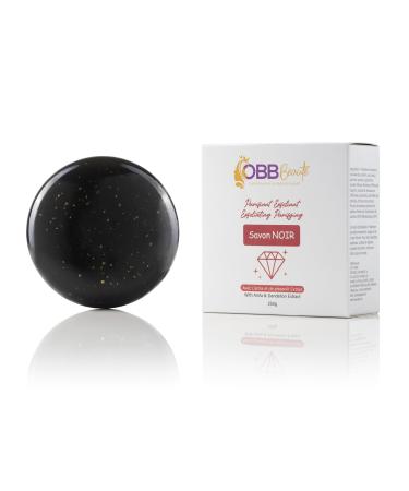 OBBBeaut OBB Beaut Black Soap 250 g Purifying & Exfoliating Amla and Dandelion Extract Clean and Radiant Skin