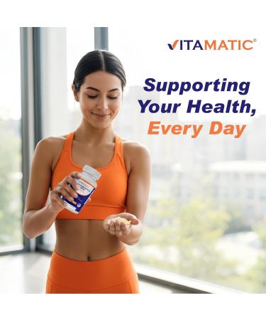 Vitamatic Saccharomyces Boulardii Probiotic 10B per Serving + Yeast Extract (MOS Yeast Fraction) 300 mg - 60 DR Capsules - Made in The USA-2 Pack - Buy Online on GoSupps.com