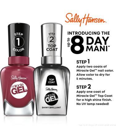 Sally Hansen Miracle Gel Nail Polish Proper P-Rose - Buy Online on GoSupps.com