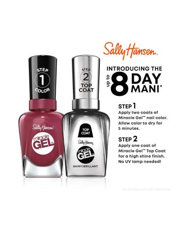 Sally Hansen Miracle Gel Nail Polish - World Wide Red 409 | Long-Lasting & International Shipping - Buy Online on GoSupps.com
