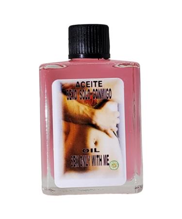 Sex only with me Oil (Sexo Solo Conmingo Aceite) Spiritual Anointing Oil by CASA ESOTERICA MAGICK SPACE - Obsession Oil Love Conjure Oils Domination Spell-0.5 FL OZ (1 Pack)