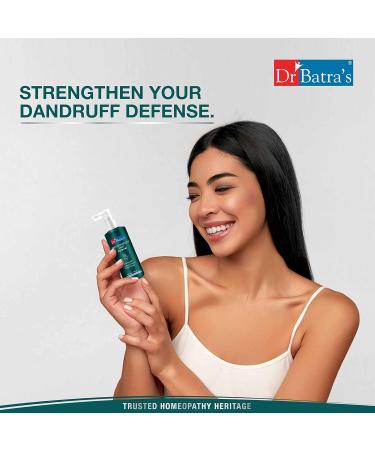 Dr Batra's Anti-Dandruff Hair Serum - Natural Extracts for Healthy Scalp | Paraben & Sulfate Free (125 ml - Buy Online on GoSupps.com