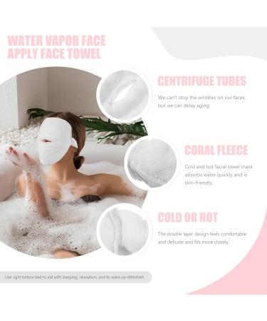 Hemobllo Serviette Visage en Polaire Corallienne R utilisable lastique Compresse Chaude et Froide Serviette Vapeur Absorbante pour Soins du Visage en Salon et Spa pour Femmes - Buy Online on GoSupps.com