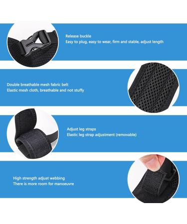 Dog Knee Brace Skin Friendly Polyester Dog Knee Support Brace Elastic for Daily Use for Back Legs (S) - Buy Online on GoSupps.com