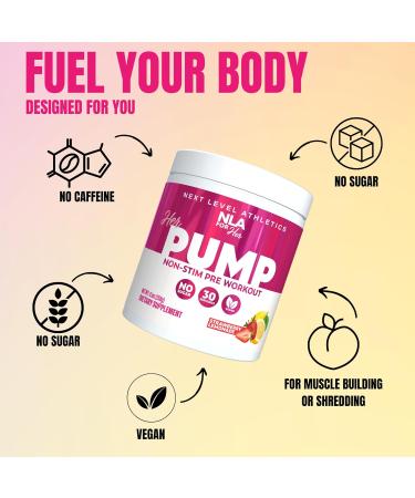 Her Pump Non-Stim Pre-Workout for Women | Strawberry Lemonade | Boosts Energy Focus & Performance | Vegan & Gluten-Free | 30 Servings - Buy Online on GoSupps.com