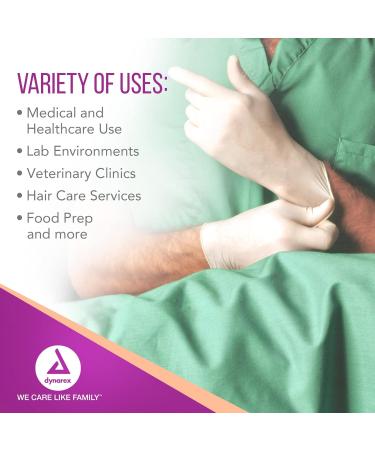 Dynarex Sterile Latex Surgical Gloves Powder-Free Size 6 - 200 Pairs (1 Case) | Medical Grade Healthcare Gloves - Buy Online on GoSupps.com
