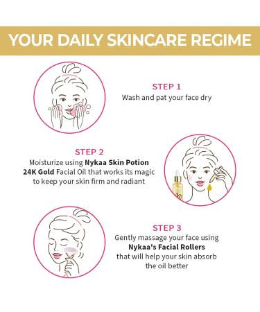 Buy Nykaa Naturals Skin Potion Facial Oil 24K Gold - Hydrating Fragrance-Free Collagen Booster for All Skin Types - 1.01 oz - Buy Online on GoSupps.com