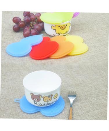 Gleavi 3ST Silicone Washer for Dishwashers - Sky Blue Pot & Pan Cleaner Brush | Durable Sponge Bowl Cleaning Brush (1 Pack) - Buy Online on GoSupps.com