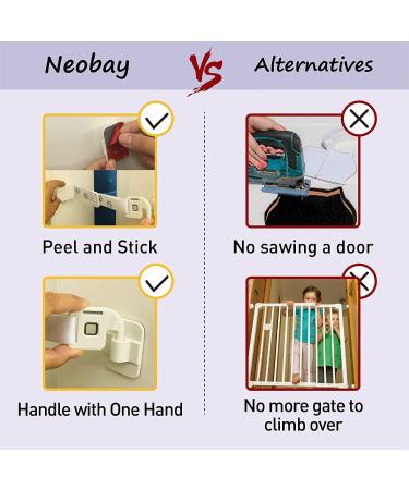 Neobay Cat Door Stopper - Interior Cat Door Alternative | Keep Dog and Baby Out of Litter Box | Easy Installation - Buy Online on GoSupps.com