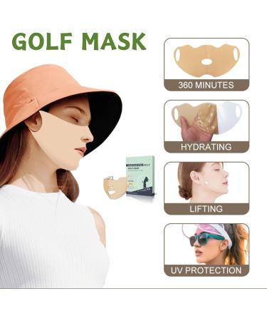 5-Patches Moisturizing Jelly Golf Mask Outdoor UV Protection Face Mask Sunscreen Face Mask Outdoor Sport Mask Hydrating Skin Care Jelly Face Mask Suitable for Outdoor Activities - Buy Online on GoSupps.com